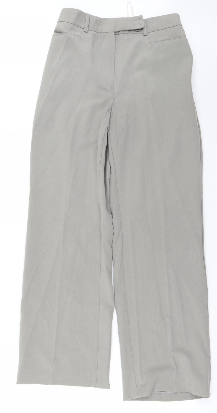 Slimma Womens Beige Straight Jeans Size 10 L23 in