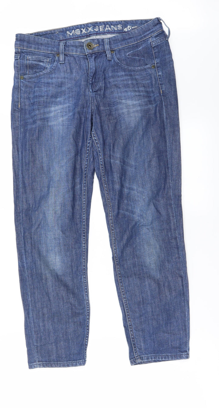 Preworn Womens Blue   Straight Jeans Size 28 in L25 in