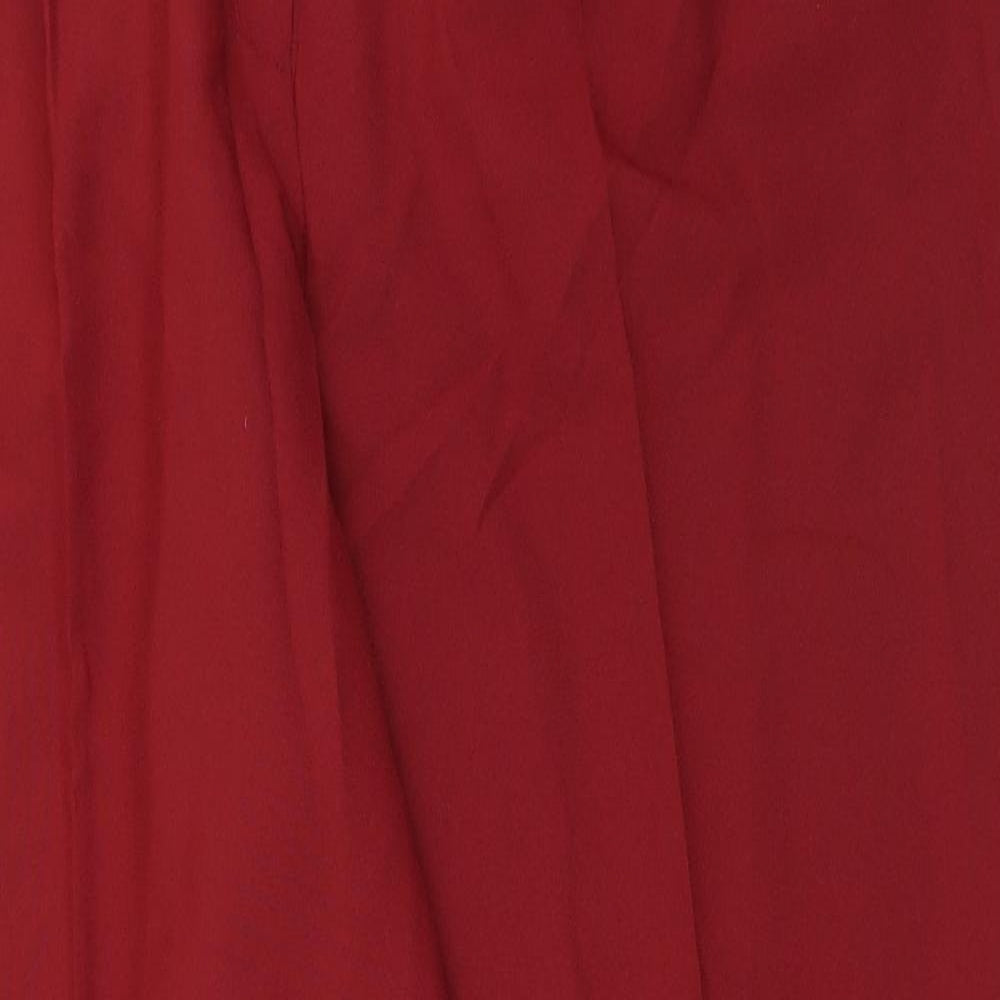 Preworn Womens Red   Trousers  Size 20 L24 in