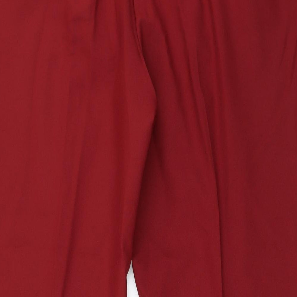 Preworn Womens Red   Trousers  Size 20 L24 in