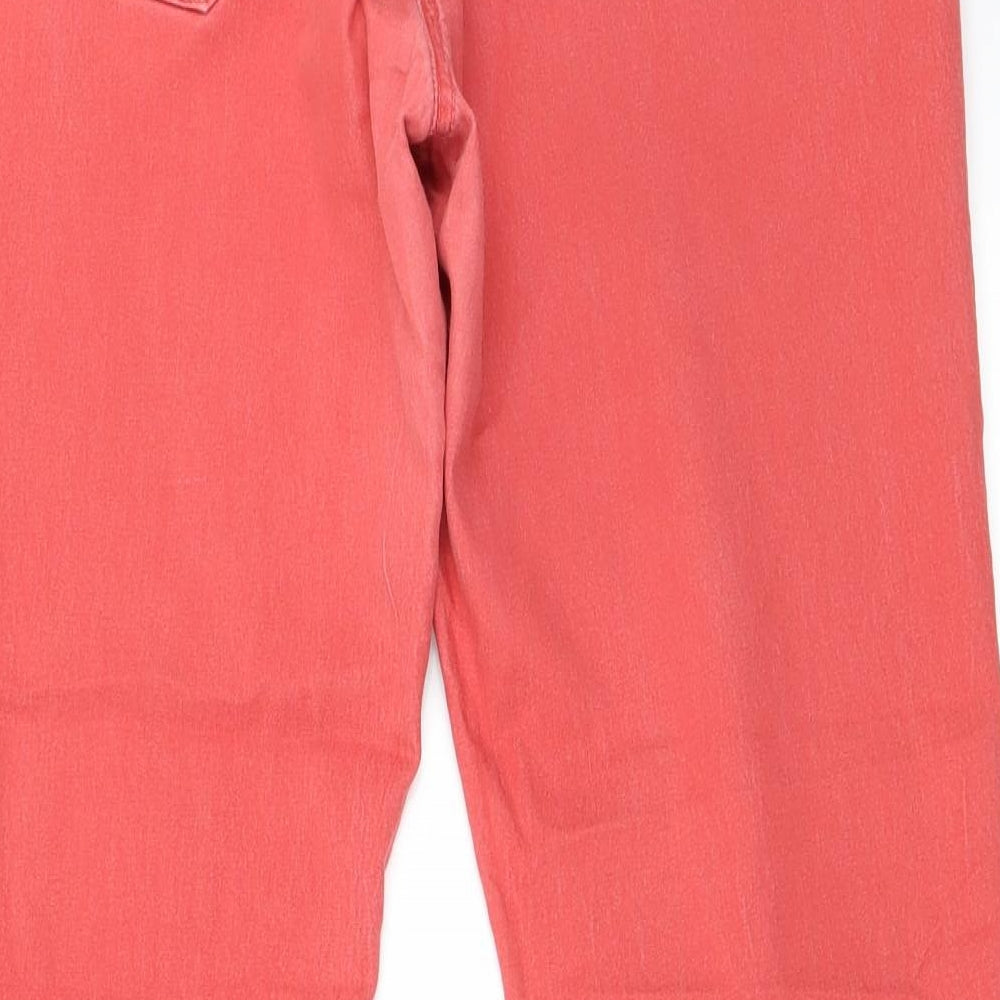 TU Womens Red   Straight Jeans Size 18 L25 in