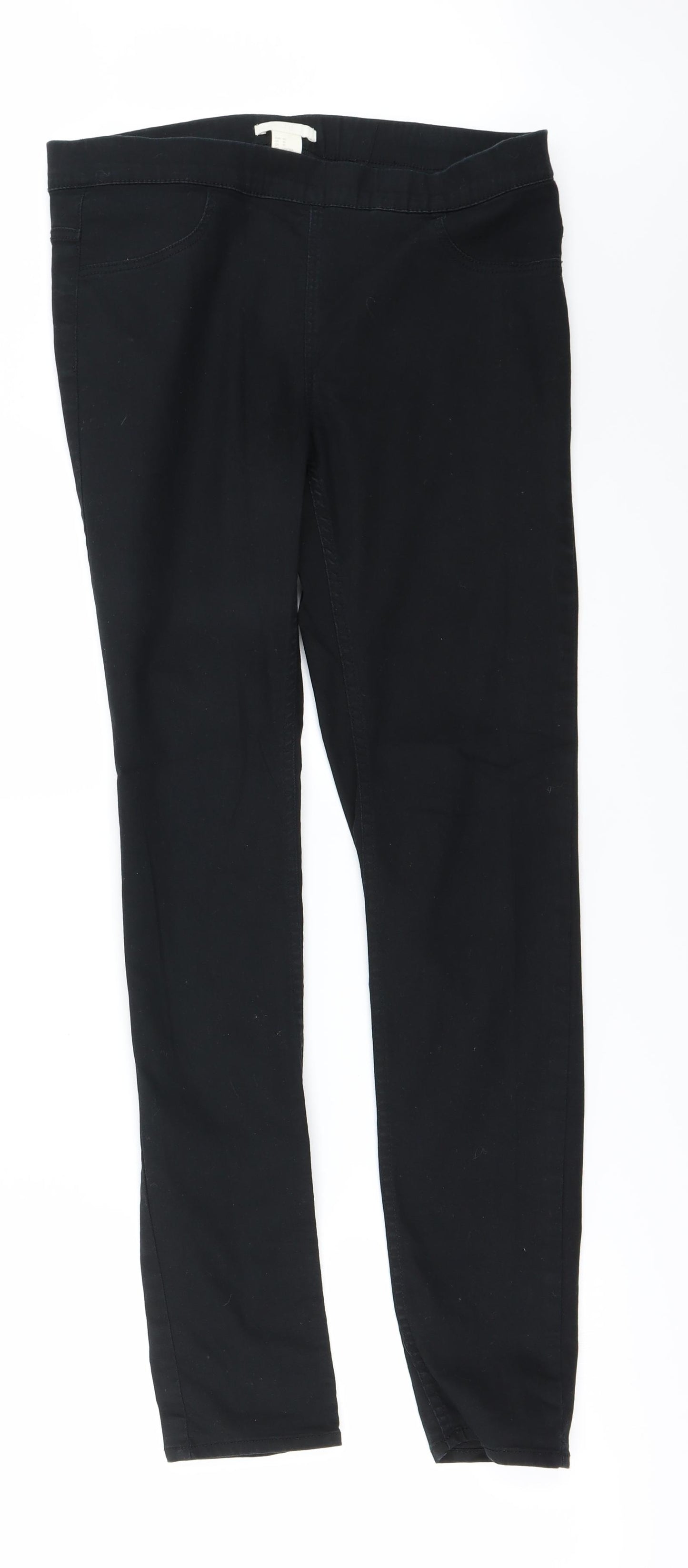H&M Womens Black   Straight Jeans Size 10 L28 in