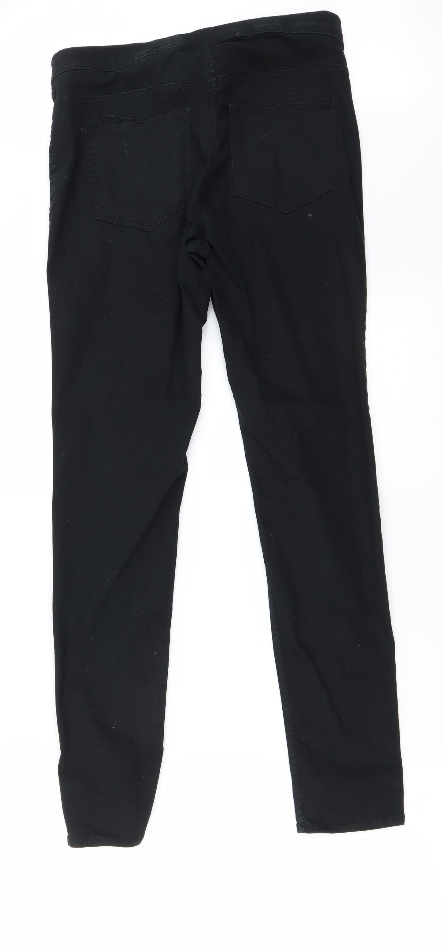 H&M Womens Black   Straight Jeans Size 10 L28 in