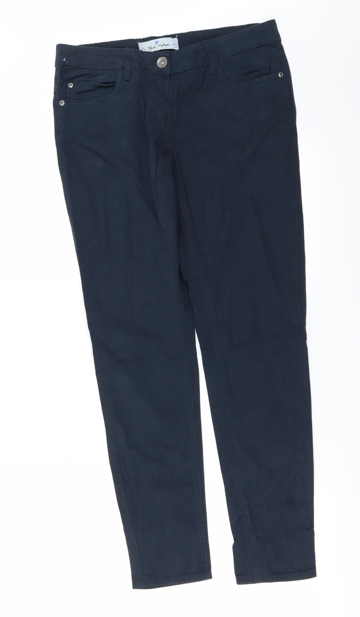 Preworn Womens Blue   Straight Jeans Size 8 L26 in