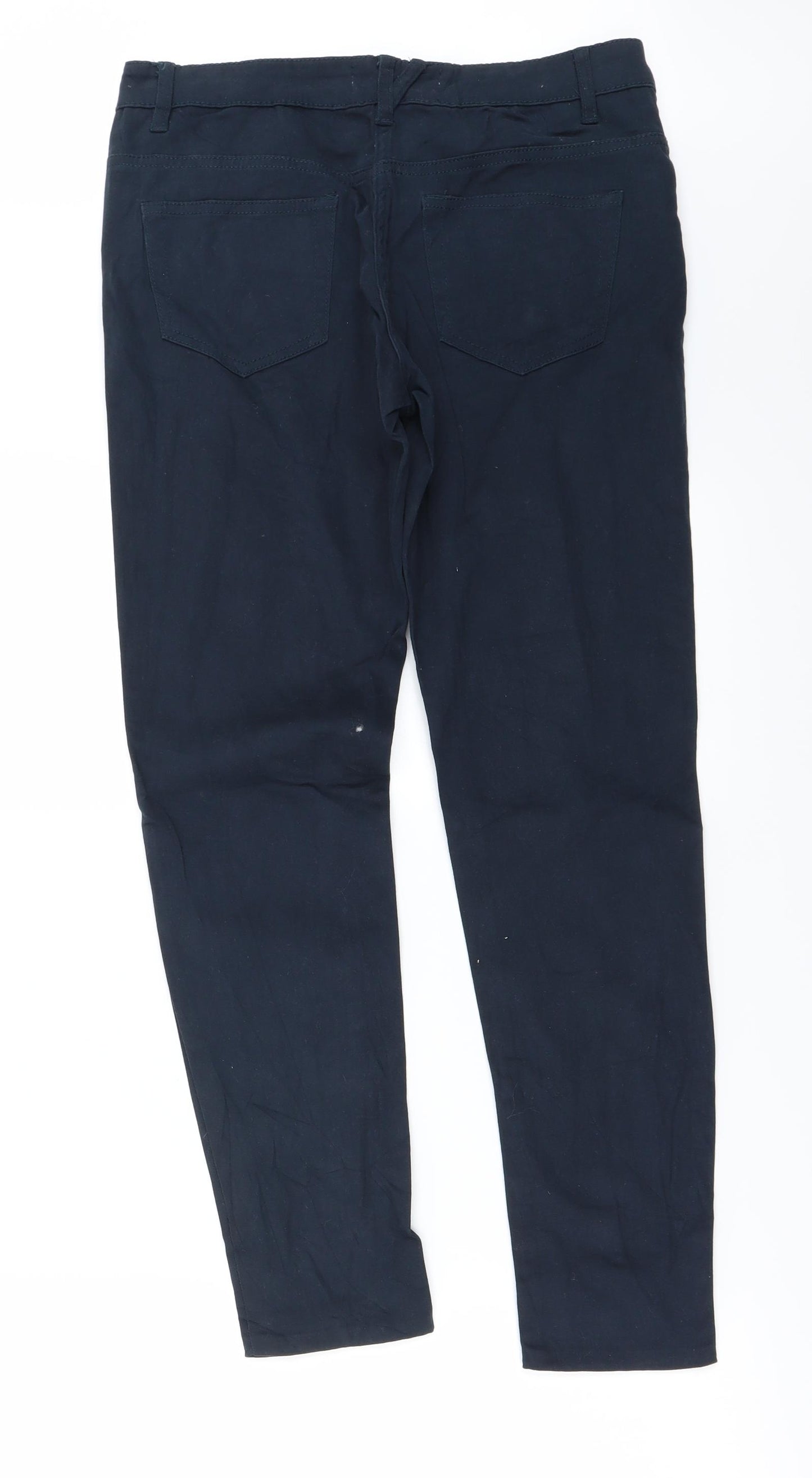 Preworn Womens Blue   Straight Jeans Size 8 L26 in
