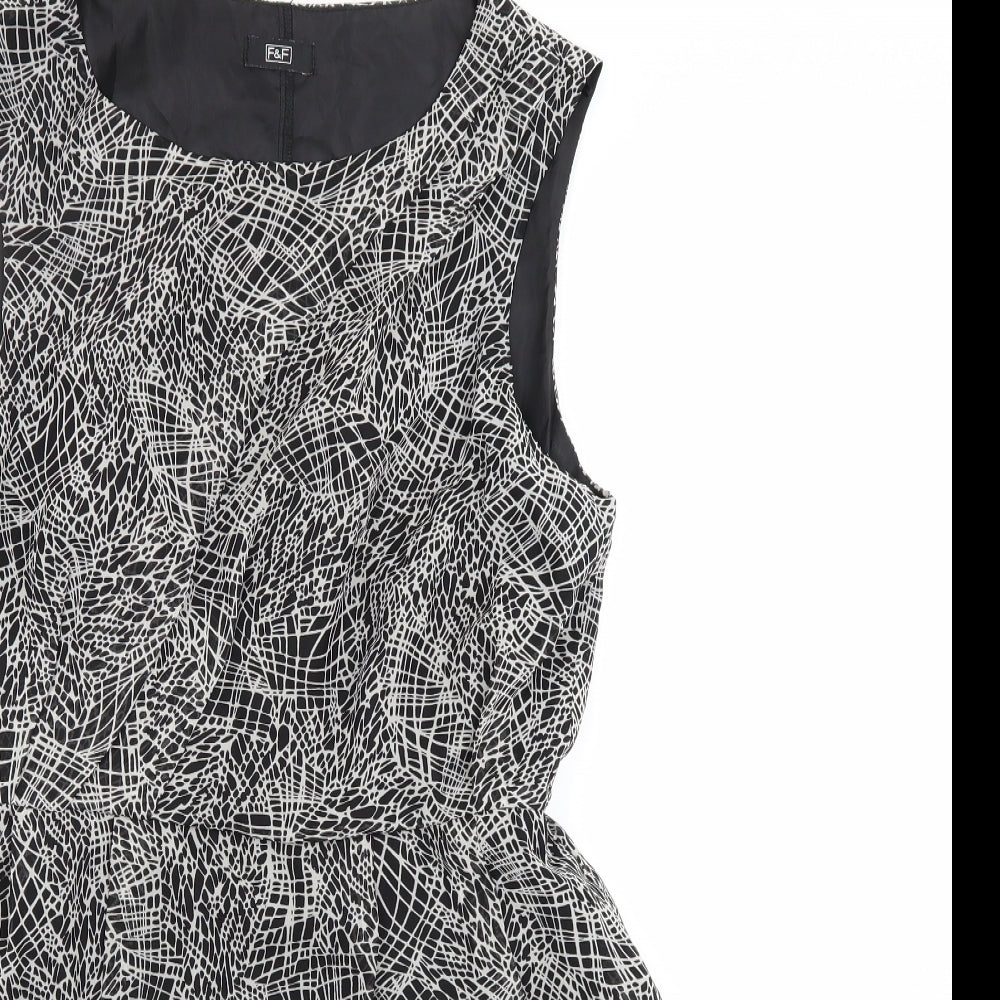 F&F Womens Black   A-Line  Size 12