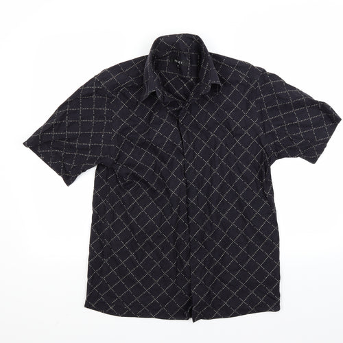 NEXT Mens Black    Button-Up Size M