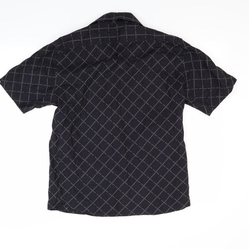 NEXT Mens Black    Button-Up Size M