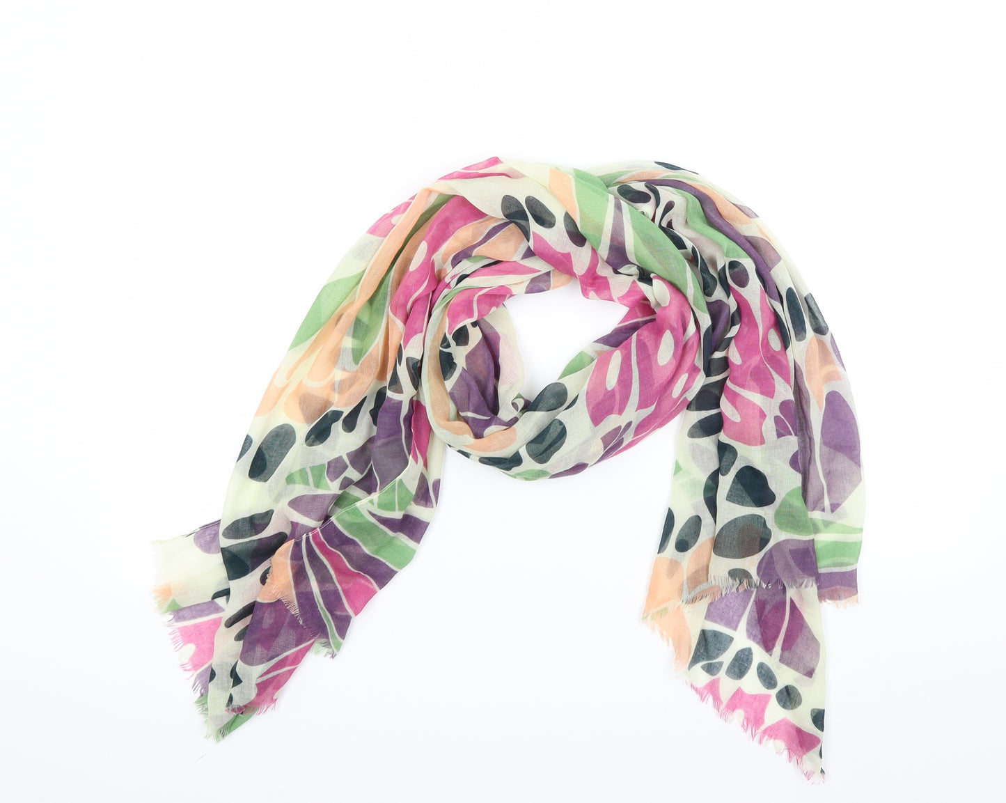 Preworn Womens Multicoloured Floral   Scarf