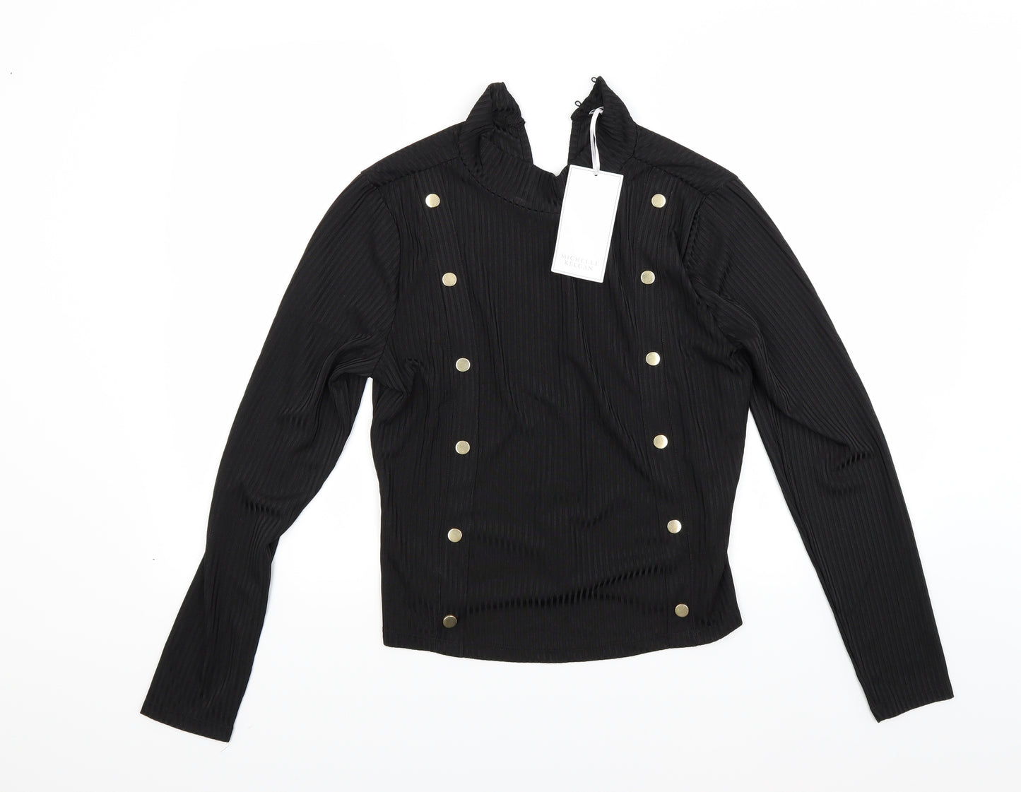 Michelle Keegan Womens Black   Basic Blouse Size 16