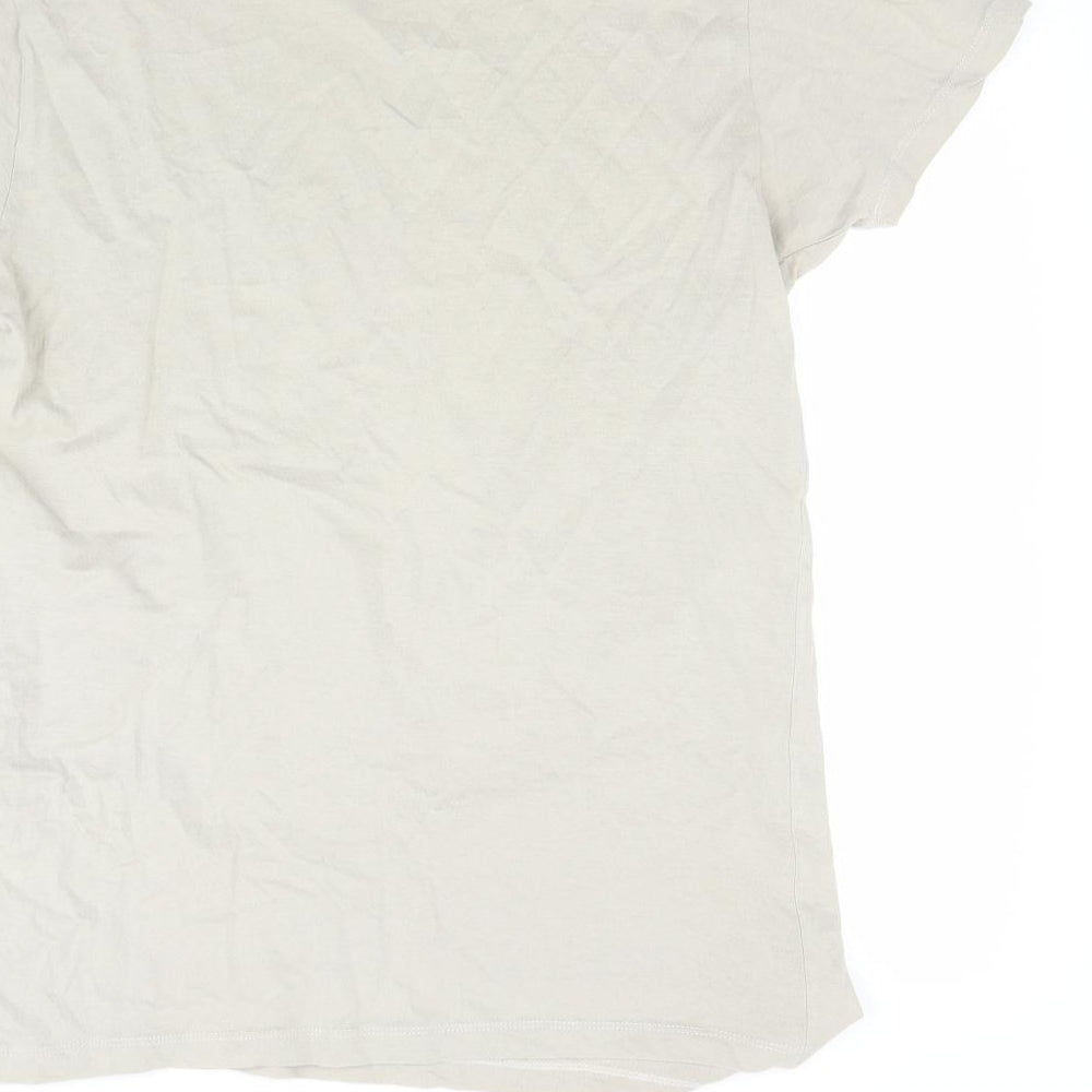 Ceader wood state Mens Beige    T-Shirt Size M
