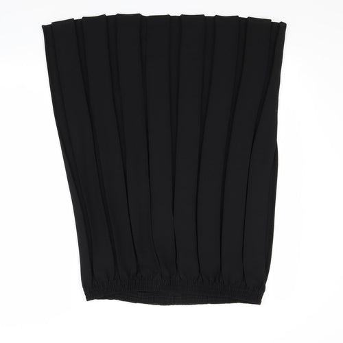 Preworn Womens Black   Flare Skirt Size 2XL