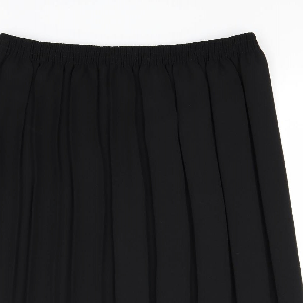 Preworn Womens Black   Flare Skirt Size 2XL