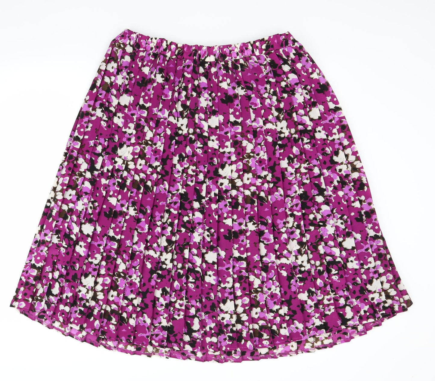 BM Womens Purple Floral  Flare Set Size XL