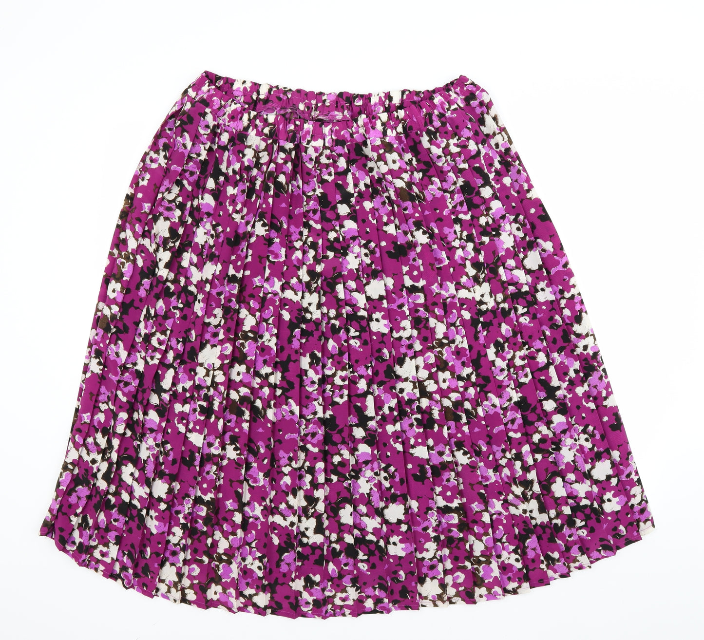 BM Womens Purple Floral  Flare Set Size XL