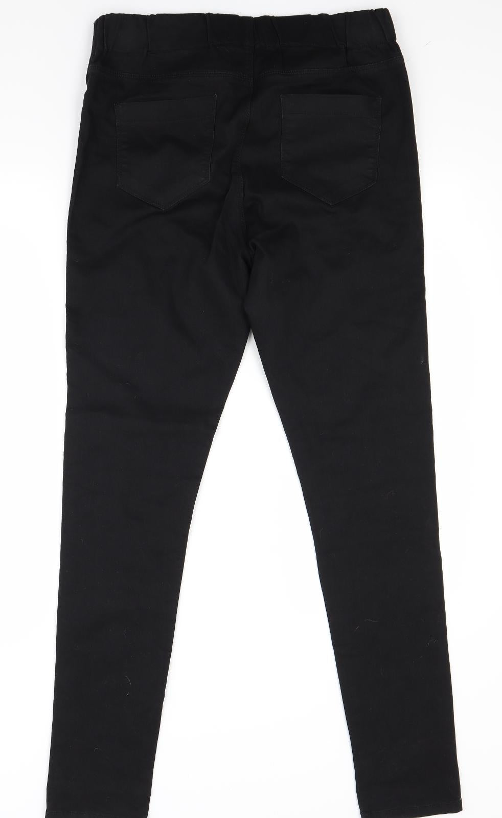 Papaya Womens Black   Jegging Jeans Size 14 L30 in