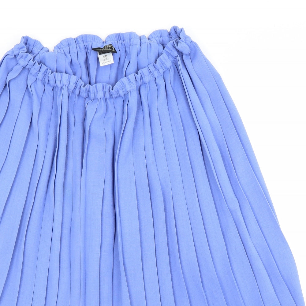 Debenhams Womens Blue   Flare Skirt Size 20