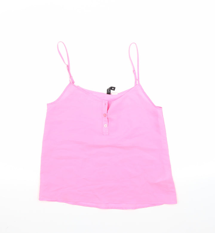 Divided Womens Pink   Camisole Blouse Size 8