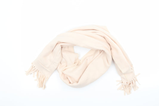 Front view of Preworn women’s beige scarf