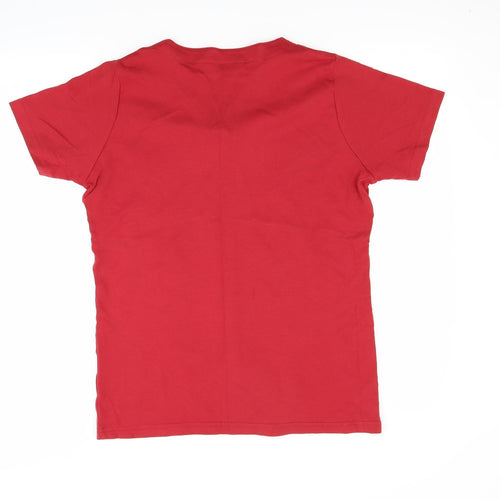 isle Womens Red   Basic T-Shirt Size 14