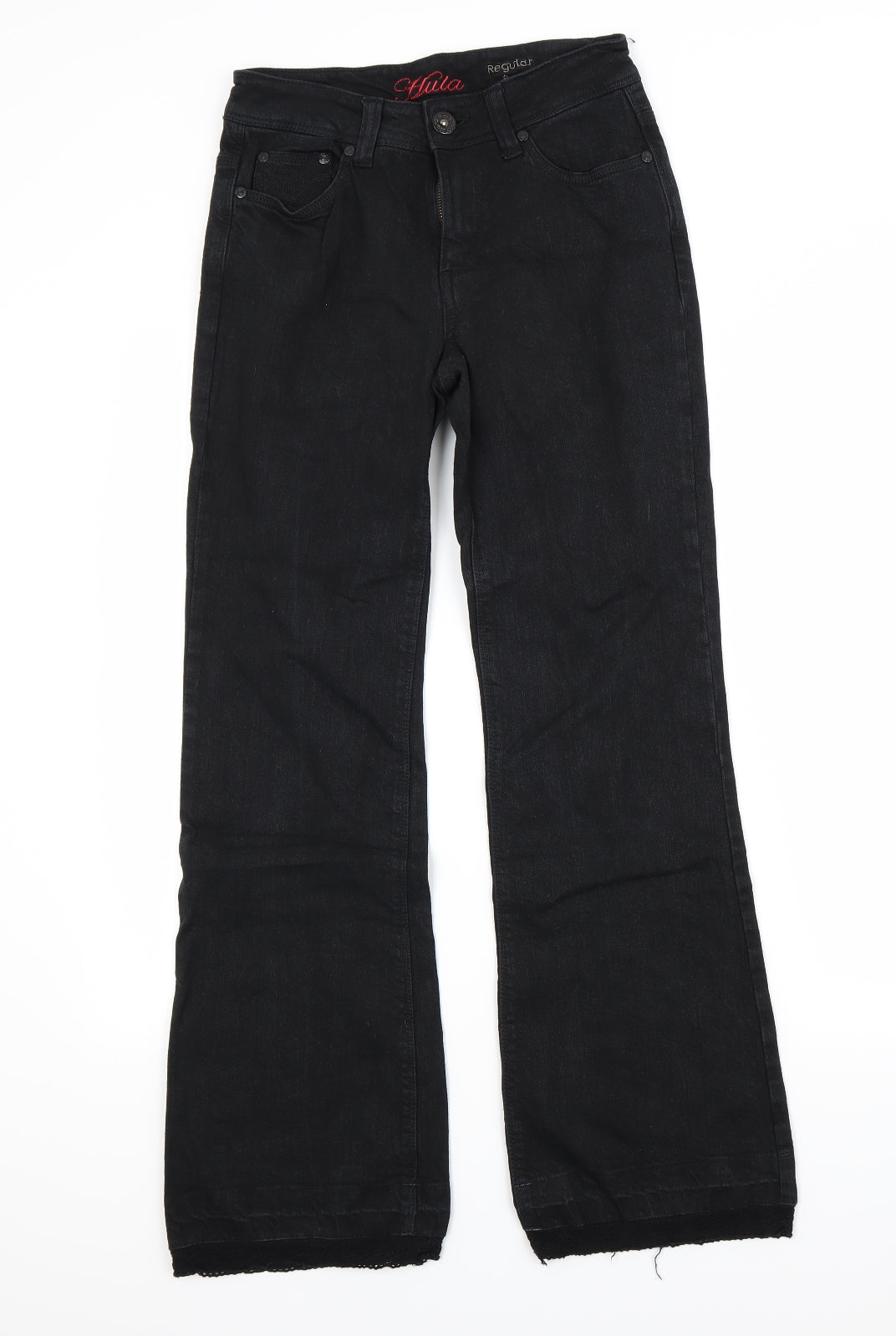 Preworn Womens Black   Bootcut Jeans Size 6 L28 in