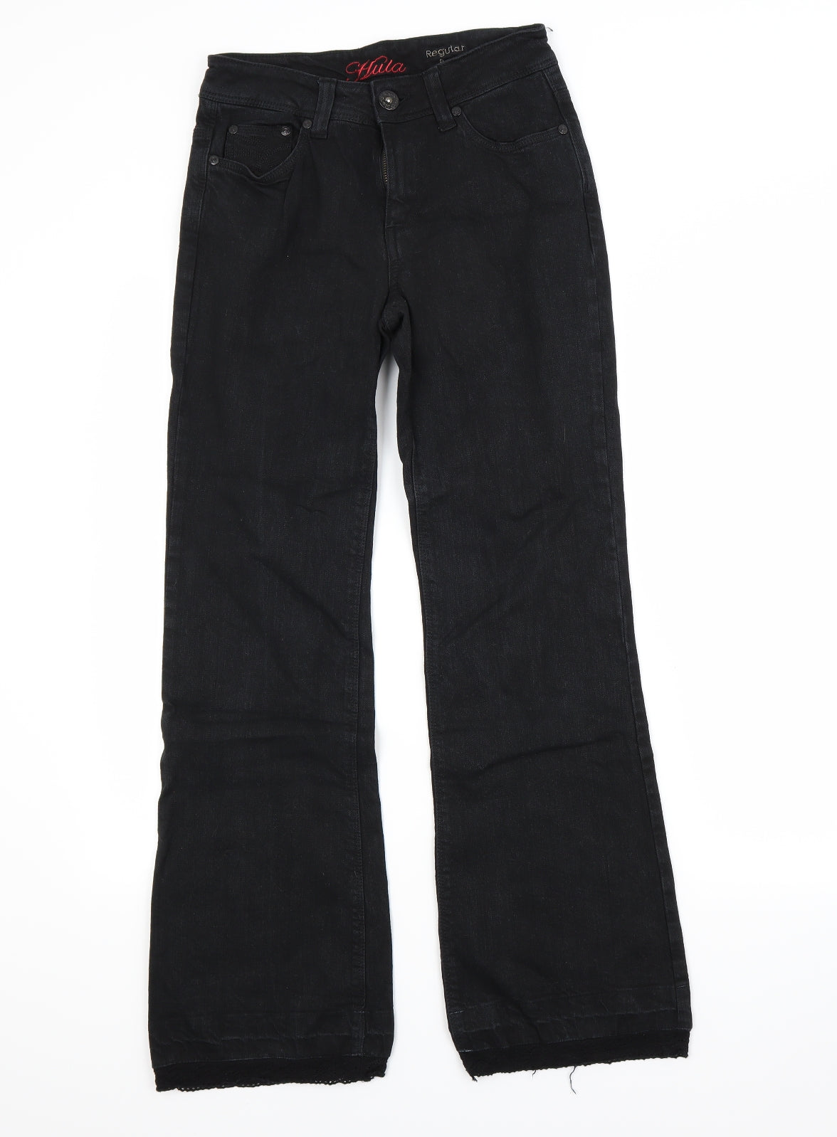 Preworn Womens Black   Bootcut Jeans Size 6 L28 in