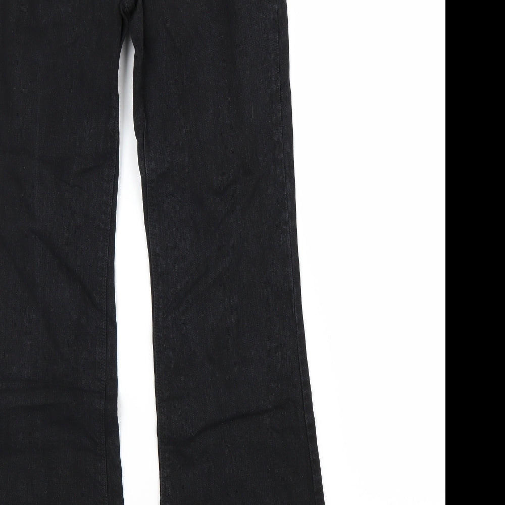 Preworn Womens Black   Bootcut Jeans Size 6 L28 in