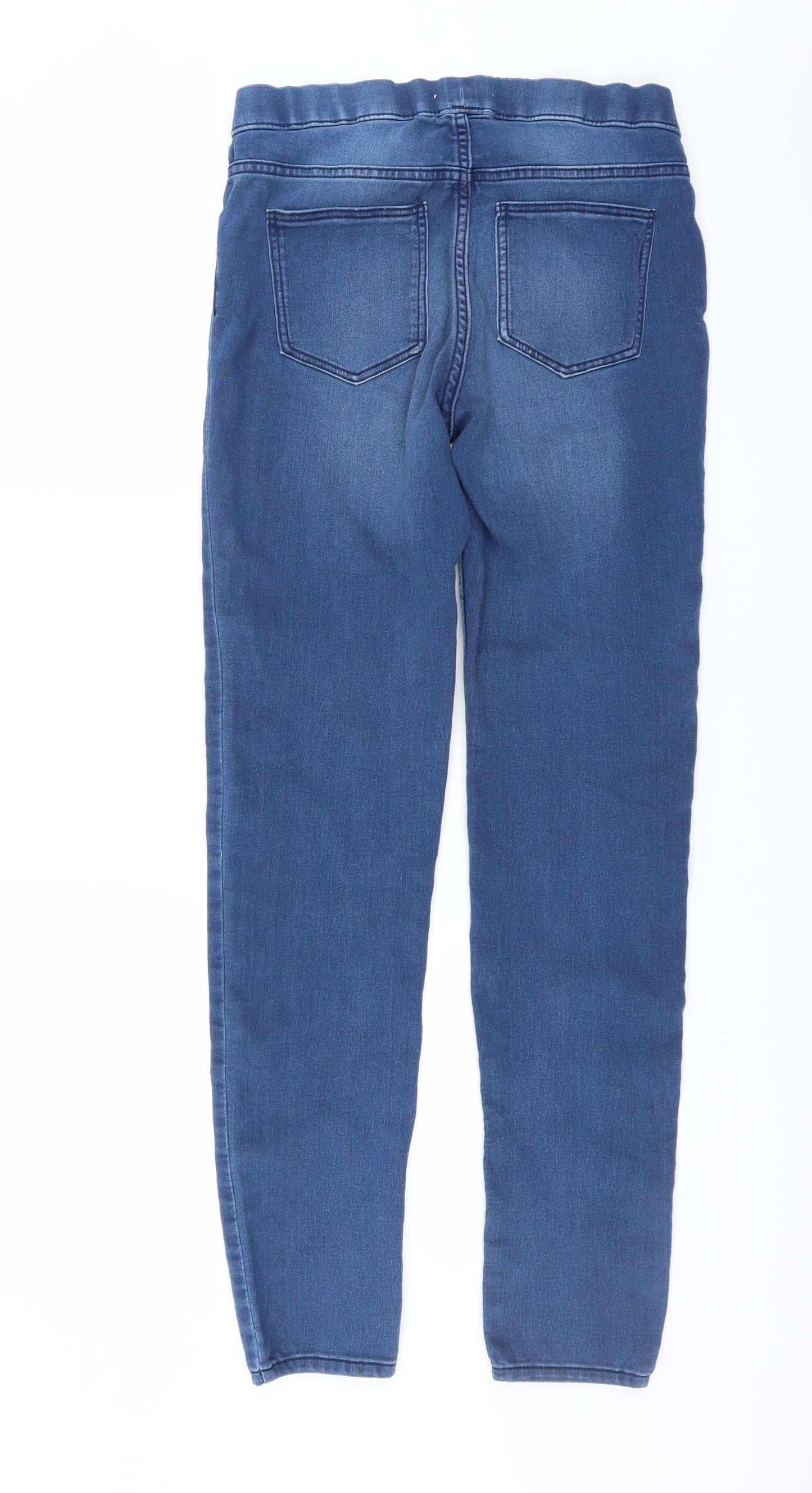 H&M Womens Blue   Jegging Trousers Size 10 L30 in