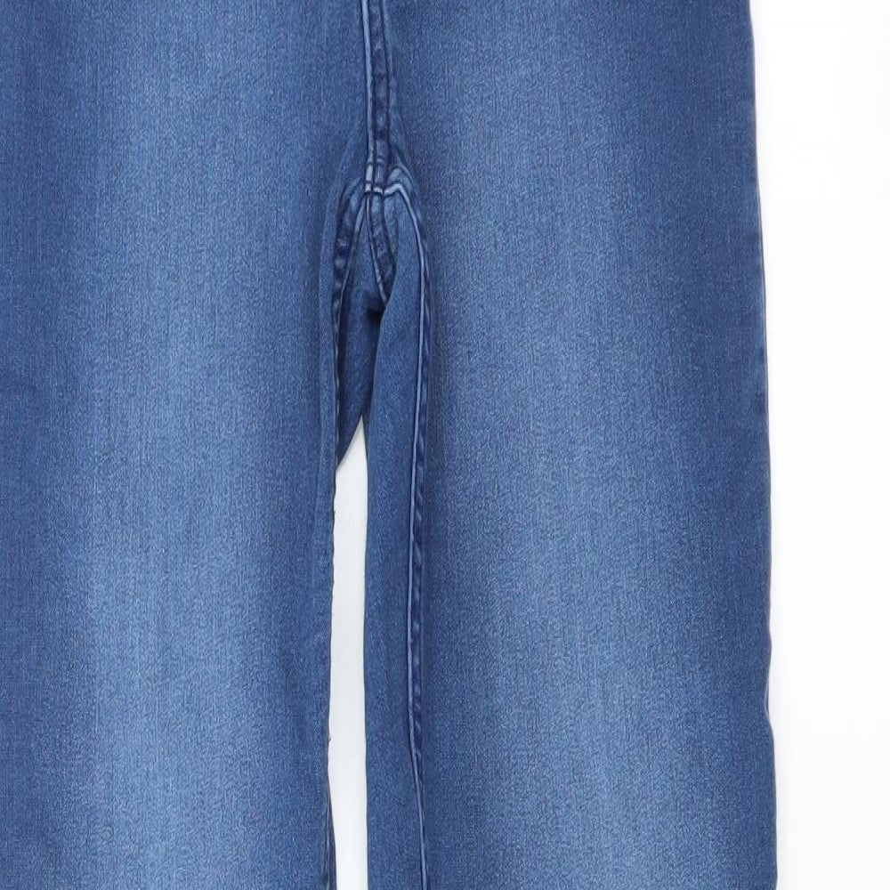 H&M Womens Blue   Jegging Trousers Size 10 L30 in