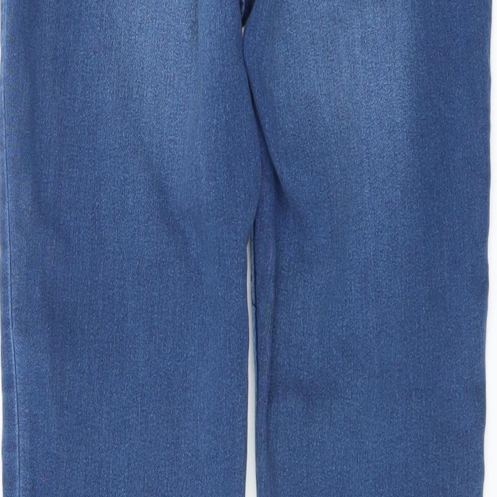 H&M Womens Blue   Jegging Trousers Size 10 L30 in