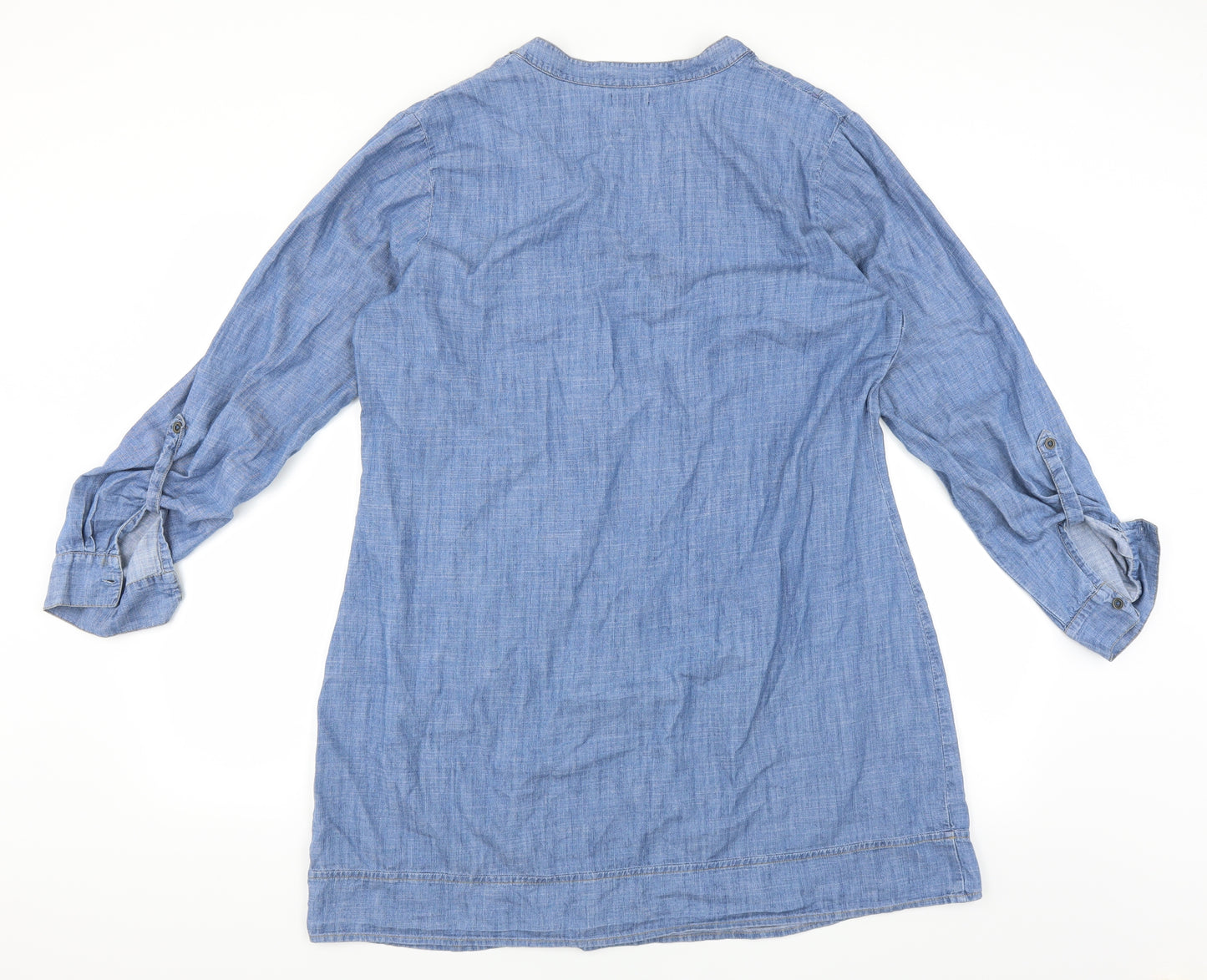 F&F Womens Blue  Denim Shirt Dress  Size 18