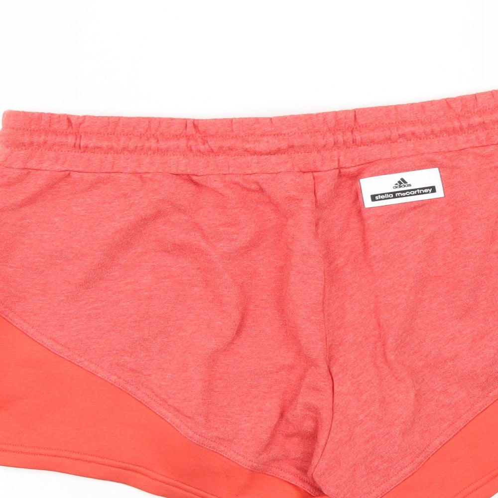 adidas by Stella McCartney Womens Red   Sweat Shorts Size L