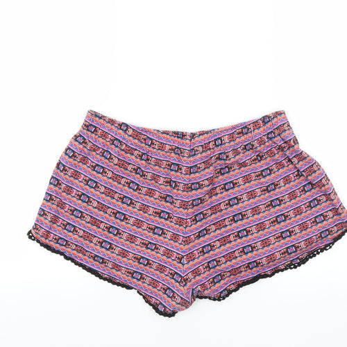George Womens Multicoloured   Hot Pants Shorts Size 16