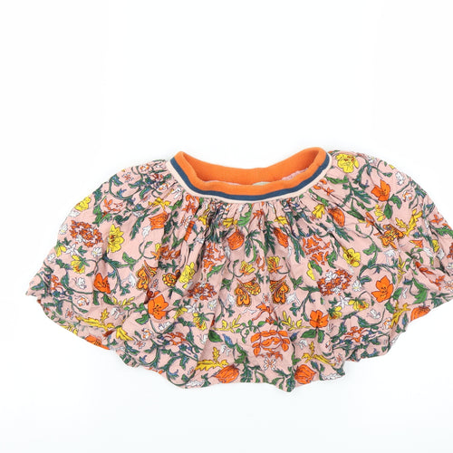 NEXT Girls Pink Floral  A-Line Skirt Size 18-24 Months