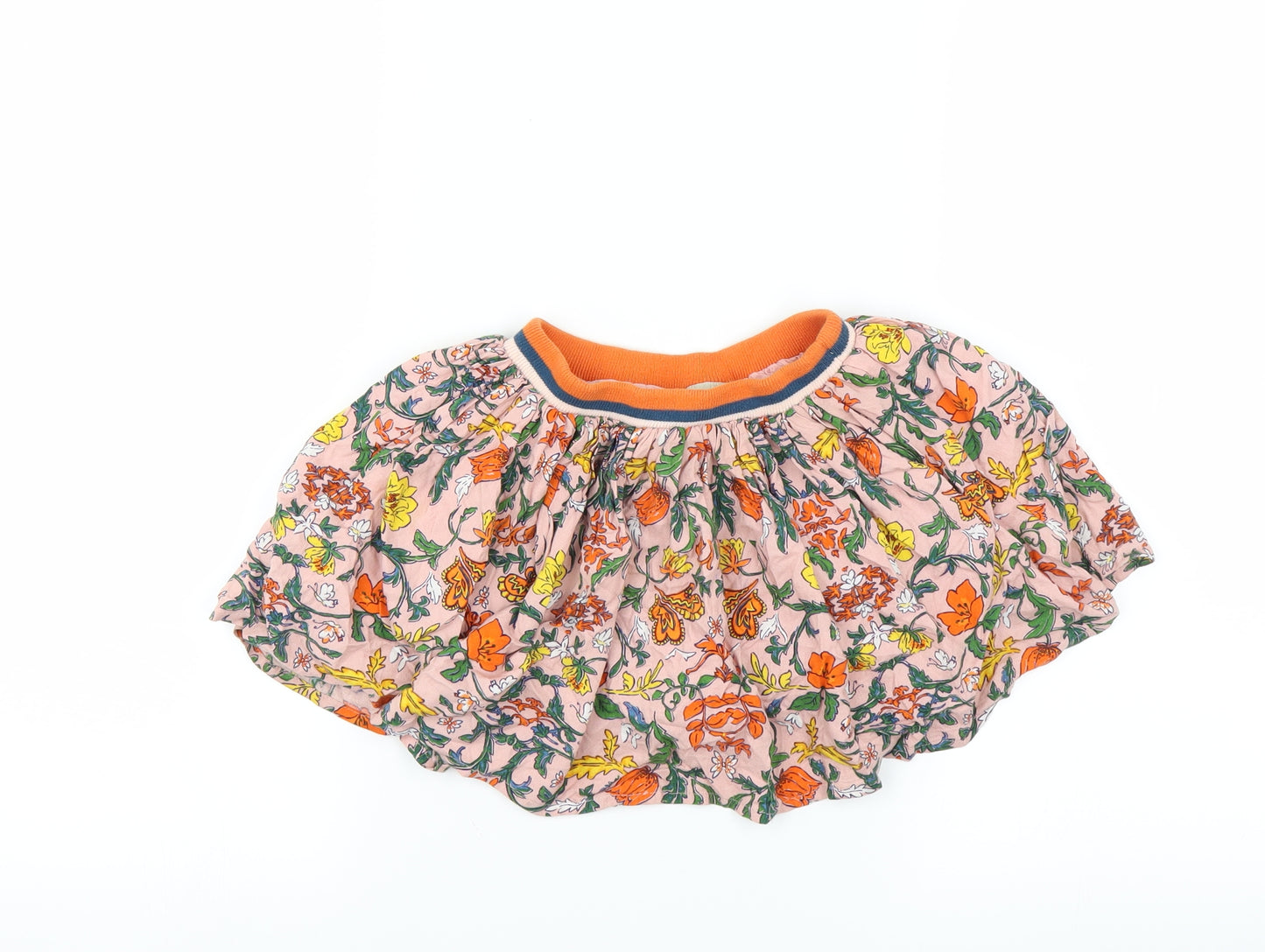 NEXT Girls Pink Floral  A-Line Skirt Size 18-24 Months