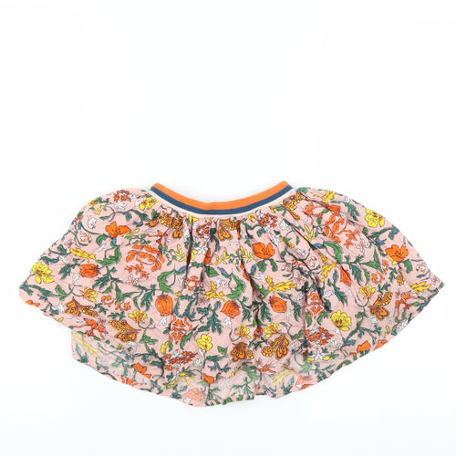 NEXT Girls Pink Floral  A-Line Skirt Size 18-24 Months
