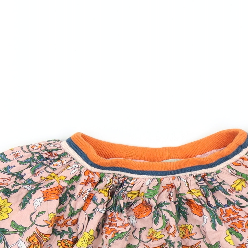 NEXT Girls Pink Floral  A-Line Skirt Size 18-24 Months