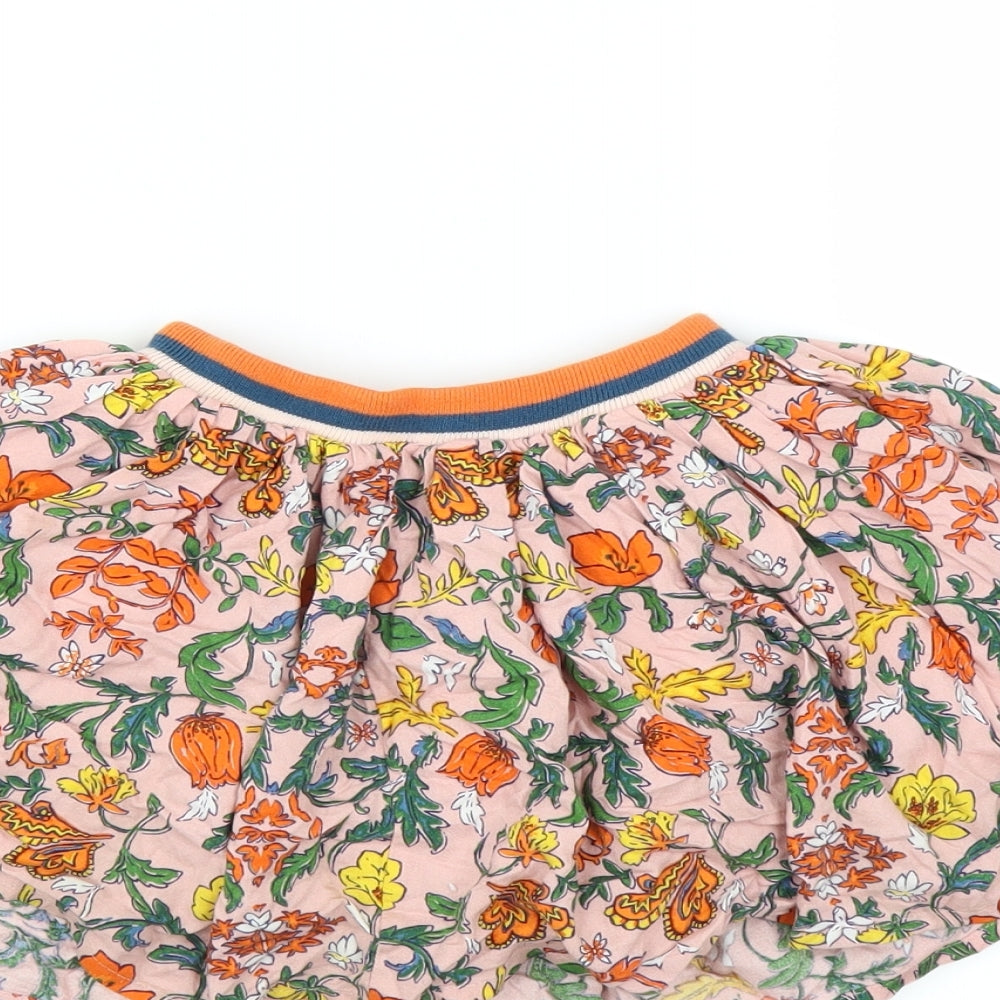 NEXT Girls Pink Floral  A-Line Skirt Size 18-24 Months