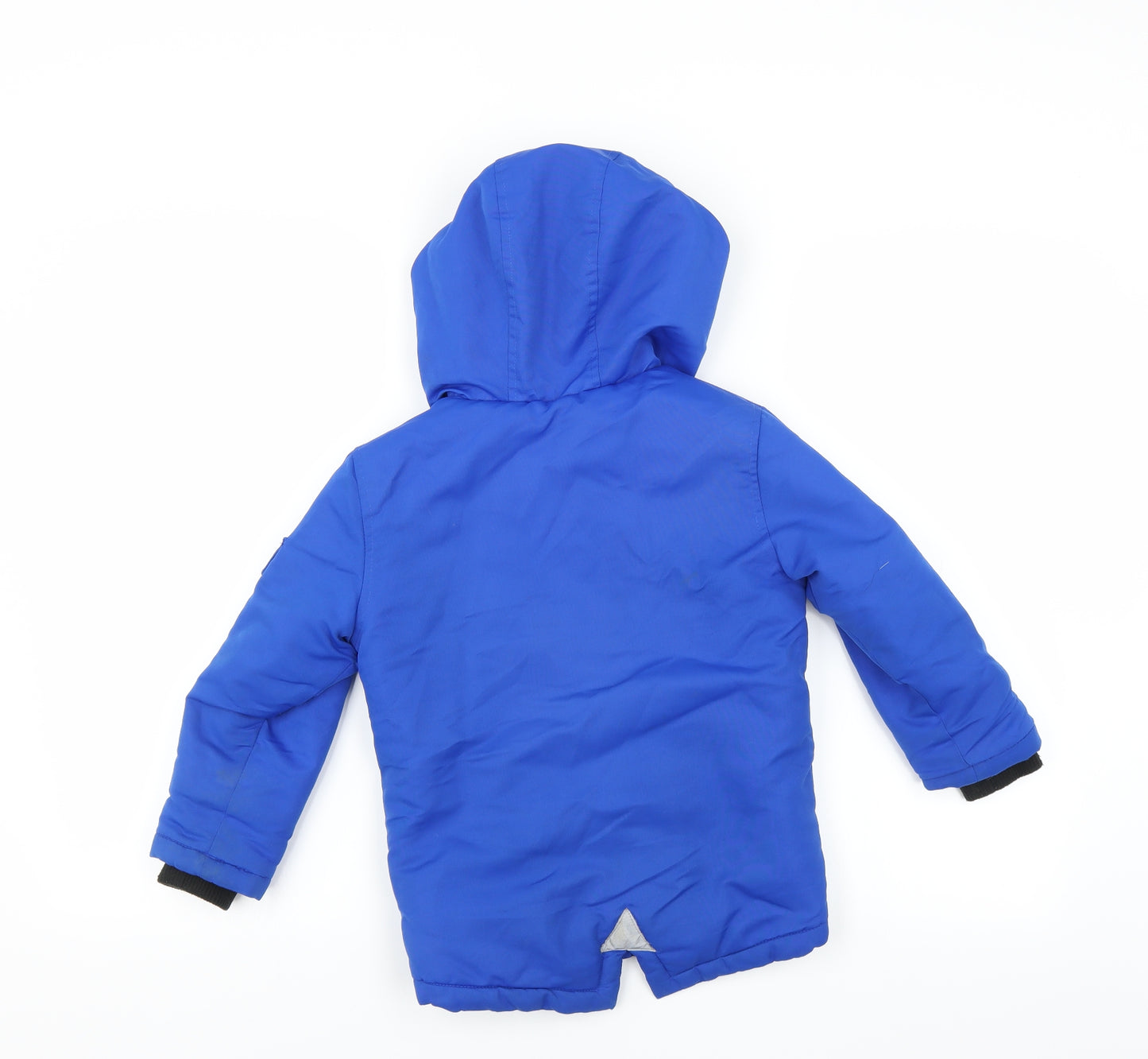 Primark Boys Blue   Jacket Coat Size 4-5 Years  - Fleece Lined