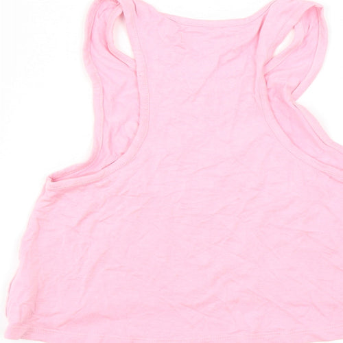 Pineapple Girls Pink   Basic Tank Size 7-8 Years