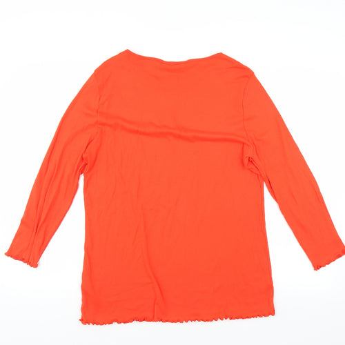 Dorothy Perkins Womens Orange   Basic T-Shirt Size 18