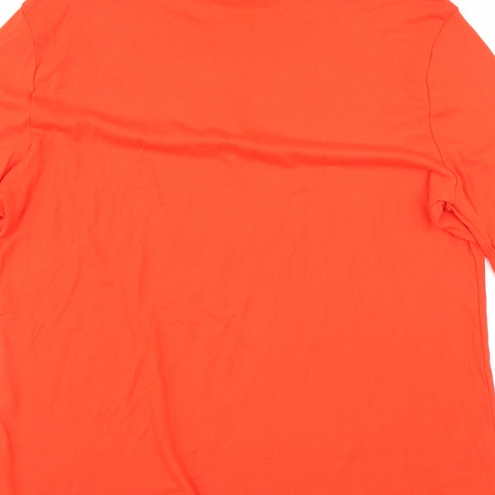 Dorothy Perkins Womens Orange   Basic T-Shirt Size 18