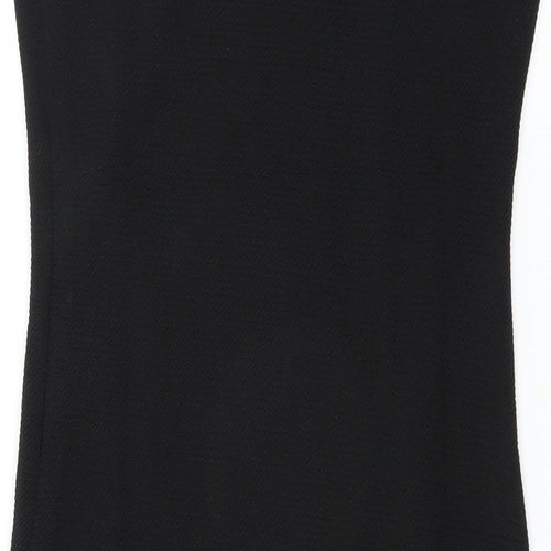 E. DIVA Womens Black   Bodycon  Size S  - floral detail