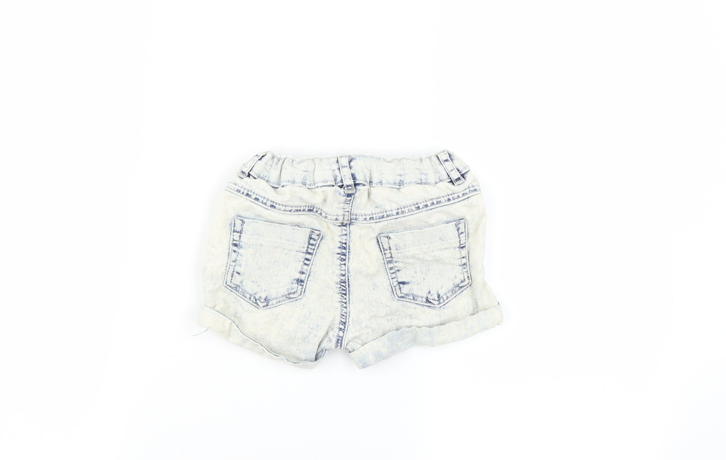 River Island Girls Blue  Denim Hot Pants Shorts Size 2-3 Years
