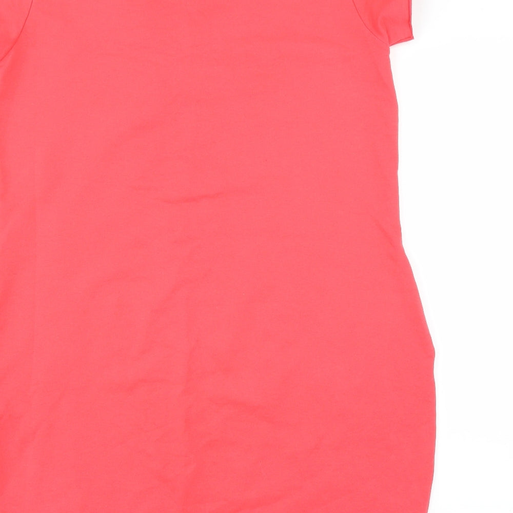 nikol sklep Womens Pink   T-Shirt Dress  Size L  - BUTTERFLY