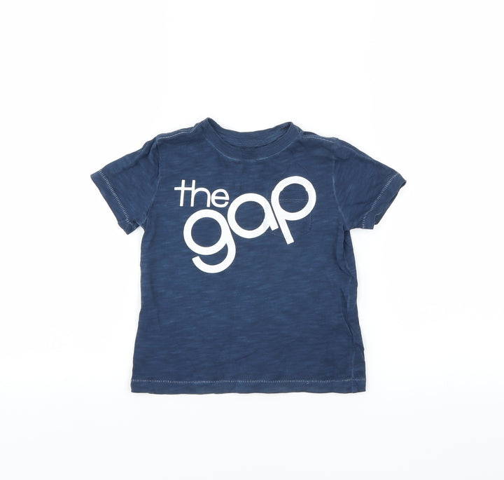Gap Boys Blue Basic T-Shirt Size 2 Years