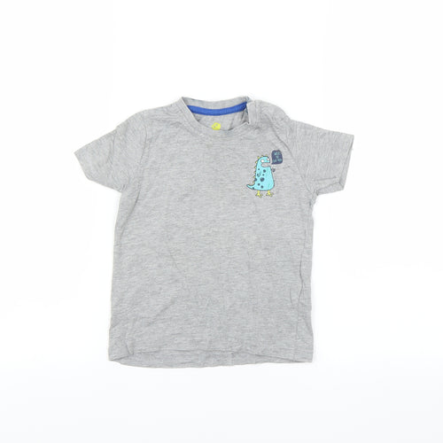 Lupilu Baby Grey   Basic T-Shirt Size 12-18 Months  - 12-24 months