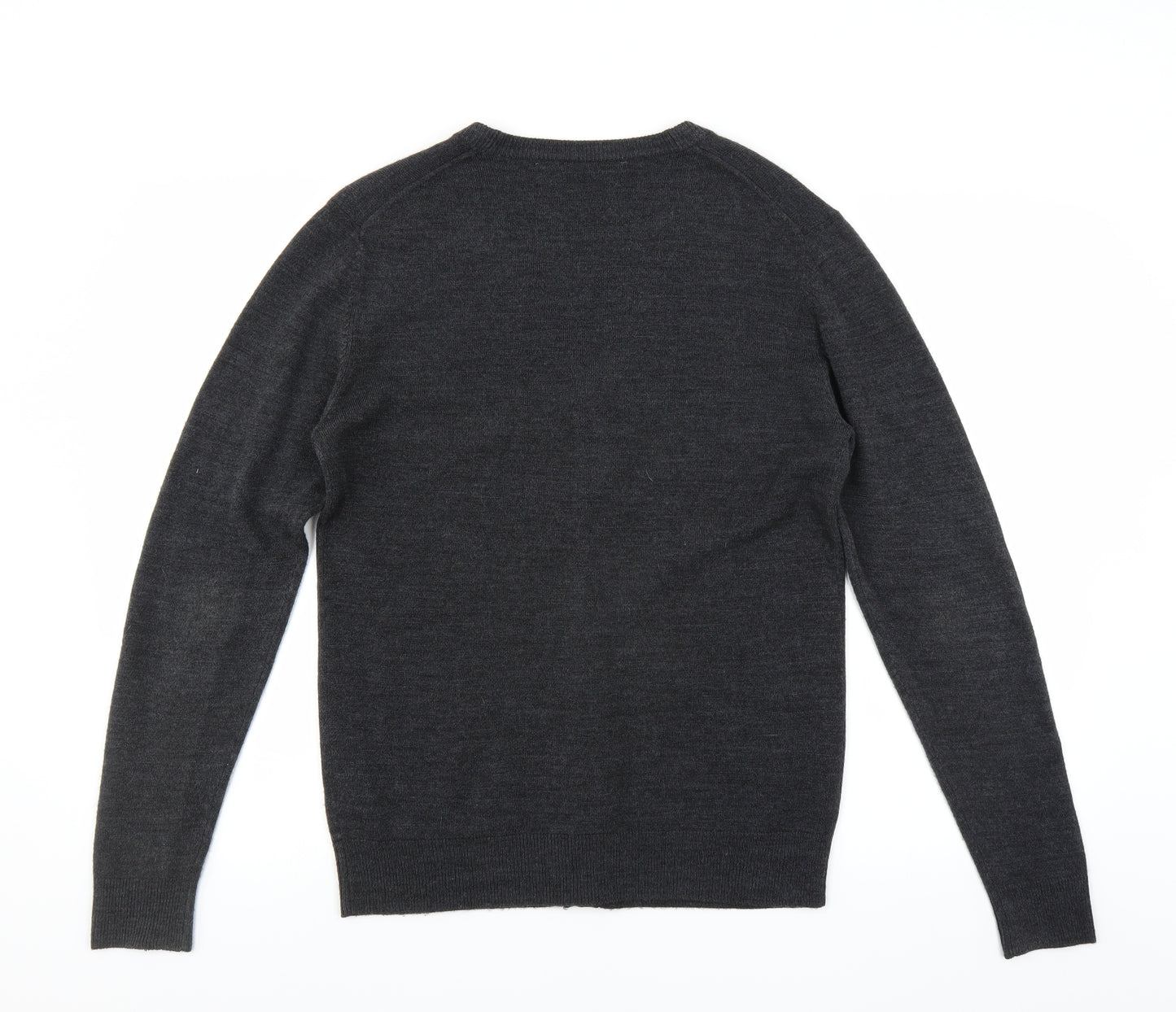 Cedar Wood State Mens Grey   Cardigan Jumper Size S