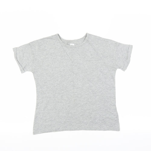 Gap Girls Grey   Basic T-Shirt Size 8-9 Years