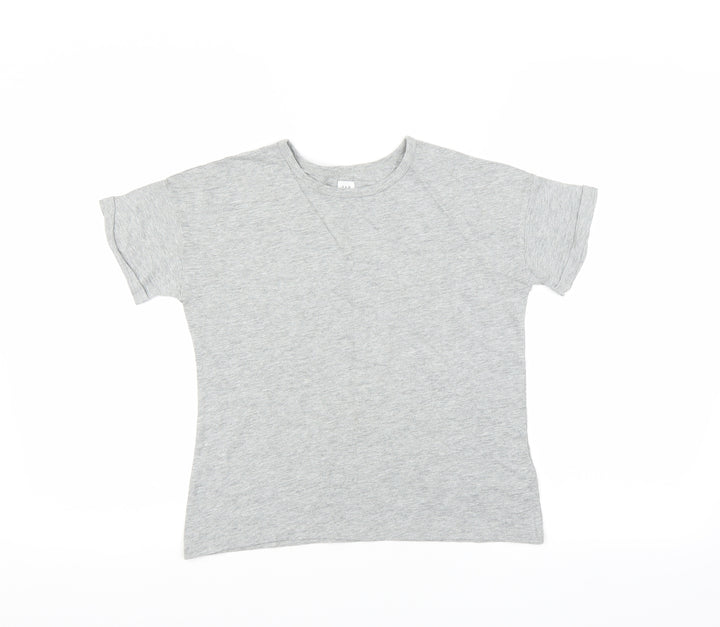 Gap Girls Grey   Basic T-Shirt Size 8-9 Years